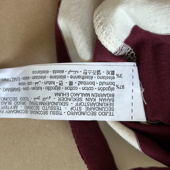 NWT Zara Long Sleeve T-Shirt Stripes - Picture 3 of 5